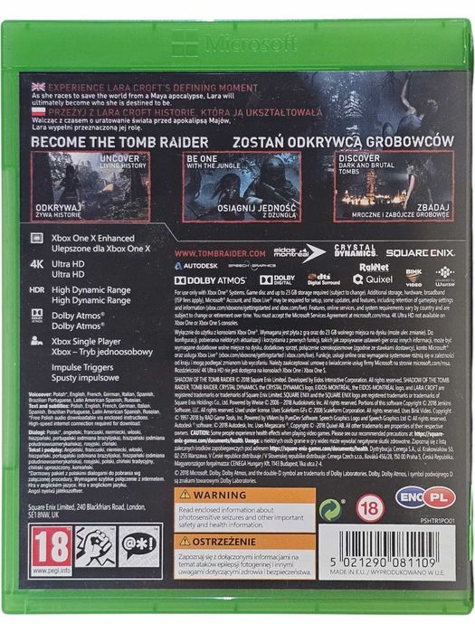 Shadow of the Tomb Raider | GRA Xbox One | PL