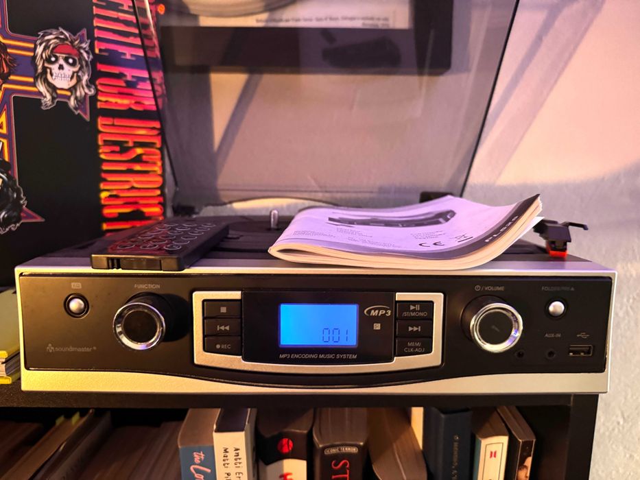 Gira Discos/Leitor de Vinil - Soundmaster pl 525