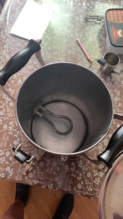 Ёмкость из нержавейки самовар на камбуз, нерж 1.5мм  новый  10 литров