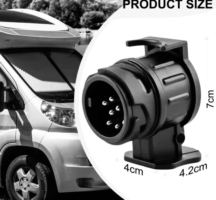 Для причепів перехідник штеккера причепа з 13 пін на 7 пін мото