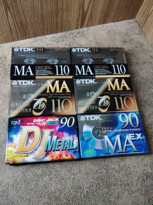 Аудіо касети   TDK MA .DJ  Метал  фірмові Японські