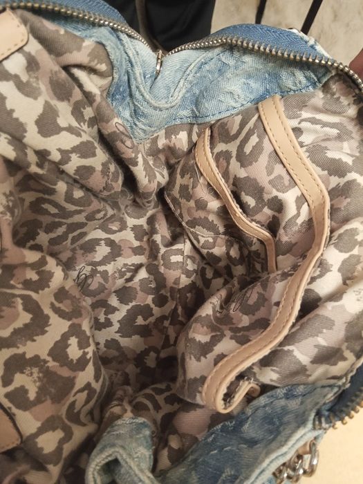 Torebka jeansowe Guess