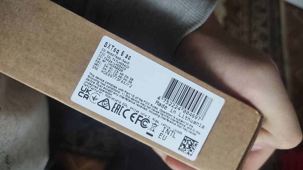 Mikrotik SXTsq 5ac Nowe na most do kamer, antena internet