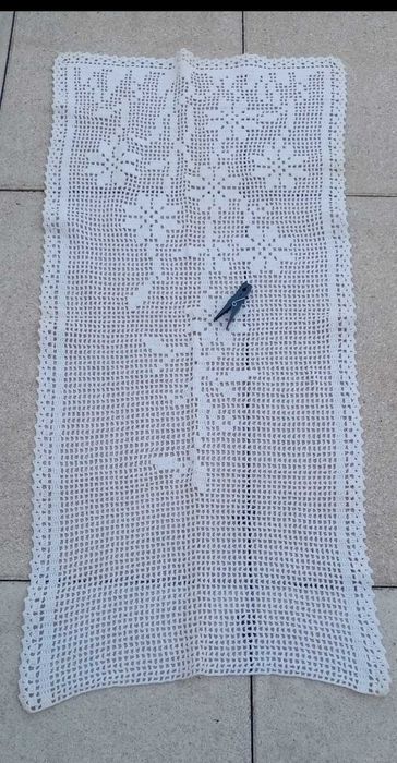 Toalhas de renda e colchas