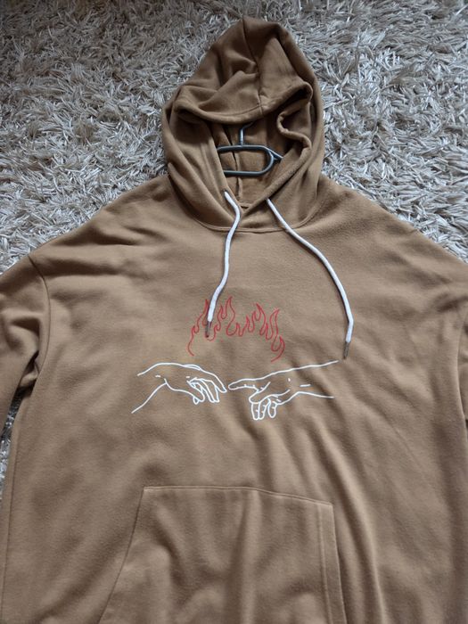 Bluza brązowa męska