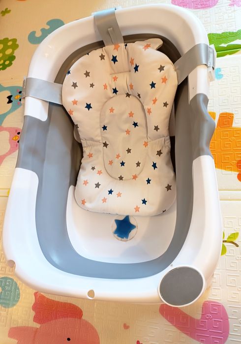 Дитяча ванна складна з матрацом