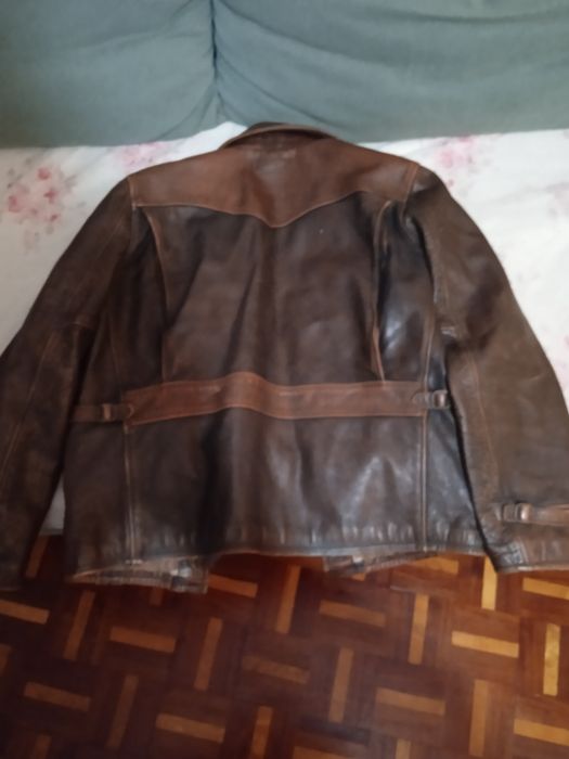Casaco em pele Marlboro classic