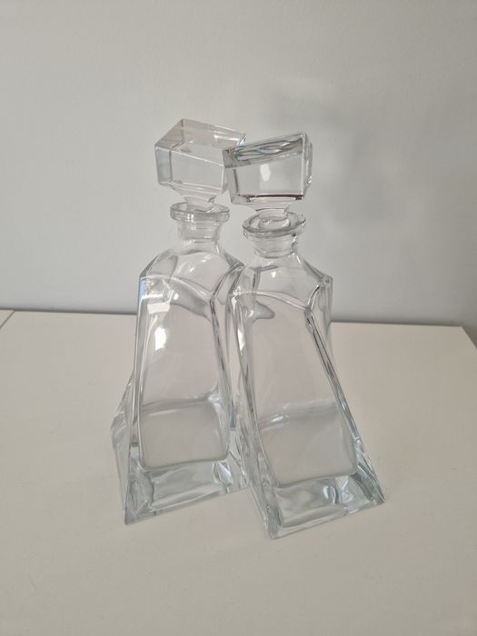 Conjunto 2 Garrafas cristal bohemia