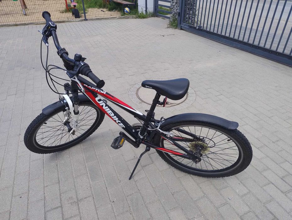 Rower młodzieżowy UNIBIKE RAPTOR 24" | Rama 11" | Gotowy do jazdy!
