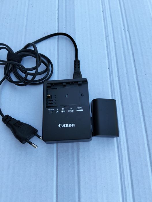 Carregador Canon e bateria