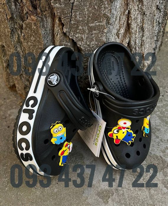 Crocs Bayaband Kids Black Дитячі Крокси Сабо Crocs Bayaband Black Clog