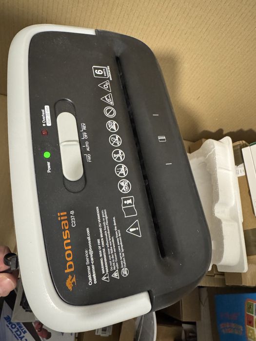 Niszczarka do papieru Bonsaii 6-Sheet Particle cut