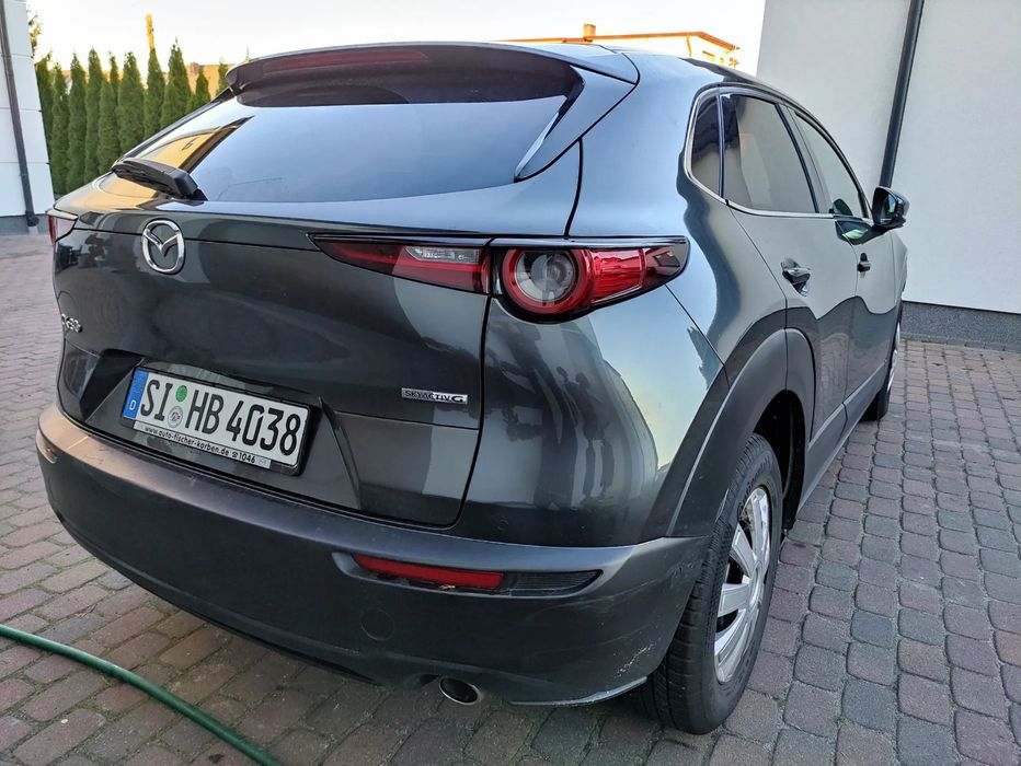 Mazda CX-30 EXCLUSIVE 2.0 benzyna 122KM AUTOMAT 2021 zNiemiec1WŁ USZKODZONA