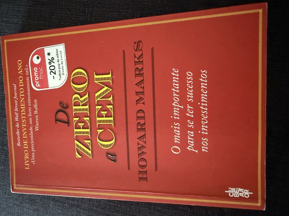 Livro “De Zero a Cem- Howard Marks “