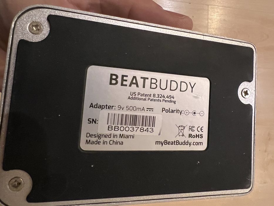 Pedał perkusyjny Beatbuddy+przelacznik+kabel MIDI+kilkaset podkladow