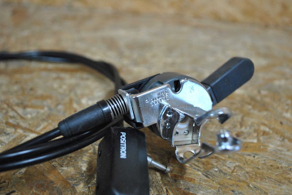 Manetka + przerzutka Shimano Positron RD-P500 6 biegów na drut retro