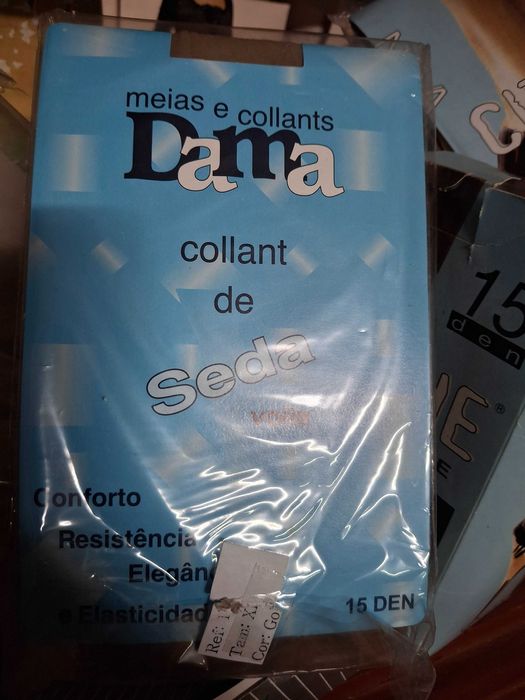 Collants de Seda e de Mousse de Senhora