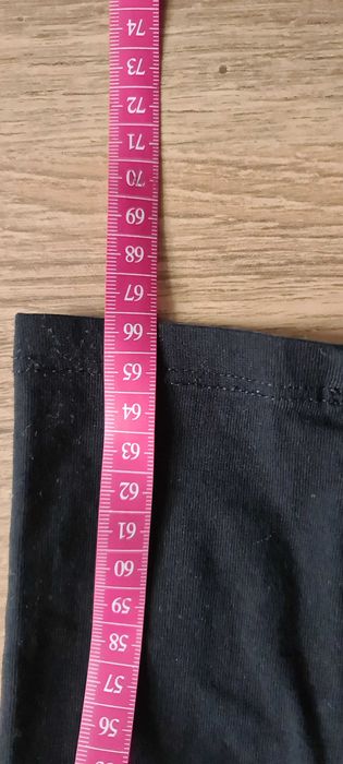 Czarne legginsy H&M 122/128 cm + gratis