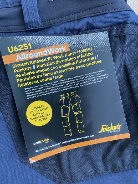 Darmowa dostawa 58 spodnie snickers 6251 workwear robocze