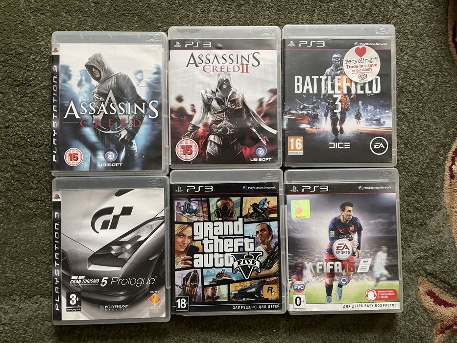 Диски на PlayStation 3