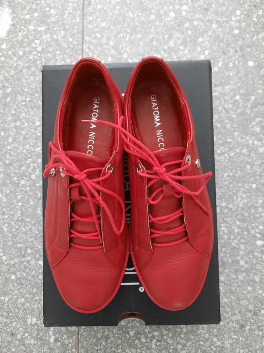 Skórzane Sneakersy Giatoma Niccoli r37