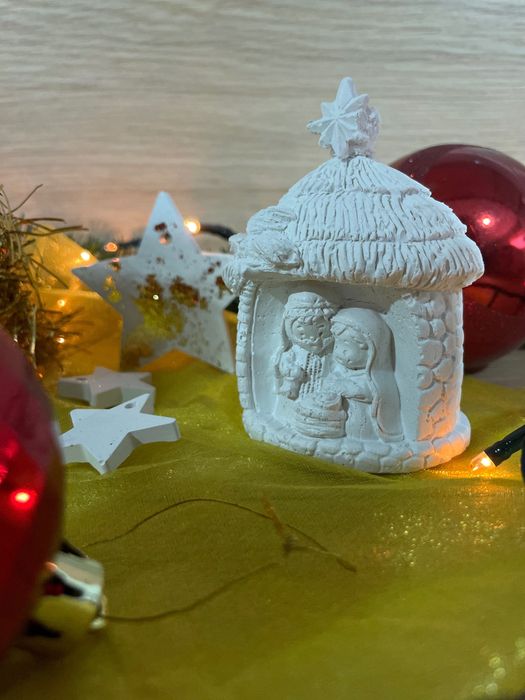 Miniatura de Presépio em Gesso Perfumado