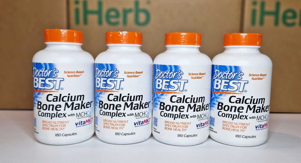 Doctor's Best Calcium Bone Maker, комплекс кальцій, D3, K2, для кісток