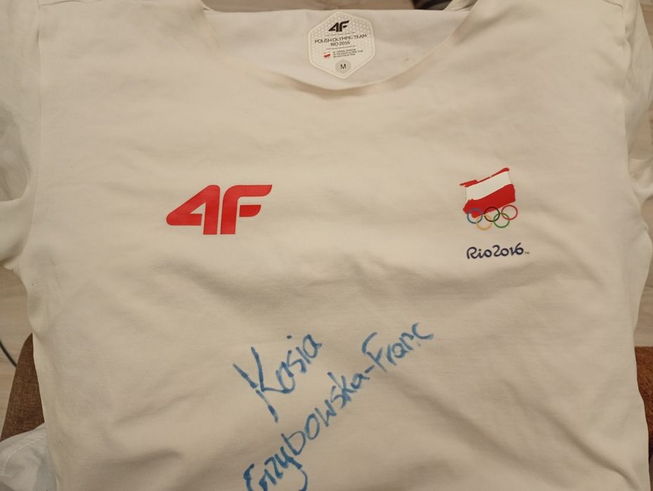 Koszulka Reprezentacji Polski Rio 2016 z autografem Katarzyny Grzybowskiej-Franc