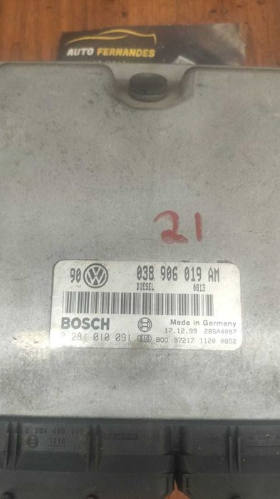 Centralina VW Polo, Passat, Golf 4, Bora, Audi A4,  Várias Referências