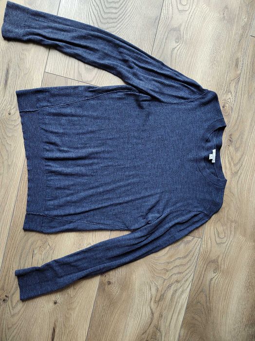 Sweter granatowy GAP 38 M wiskoza bawełna