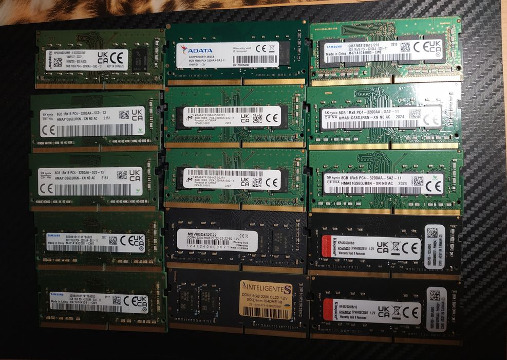 Оперативна пам'ять so dimm  ddr4 8 gb - 16 gb - 32 gb