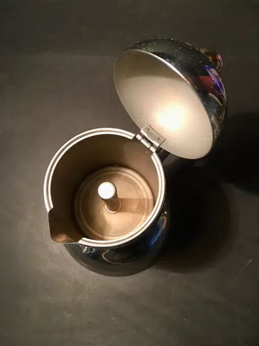 CAFETEIRA ORCHIDEA - expresso - anos 80 - Inoxpran - made in Italy