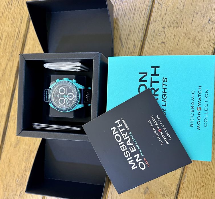 Moonswatch Swatch Omega Новые серии Земли