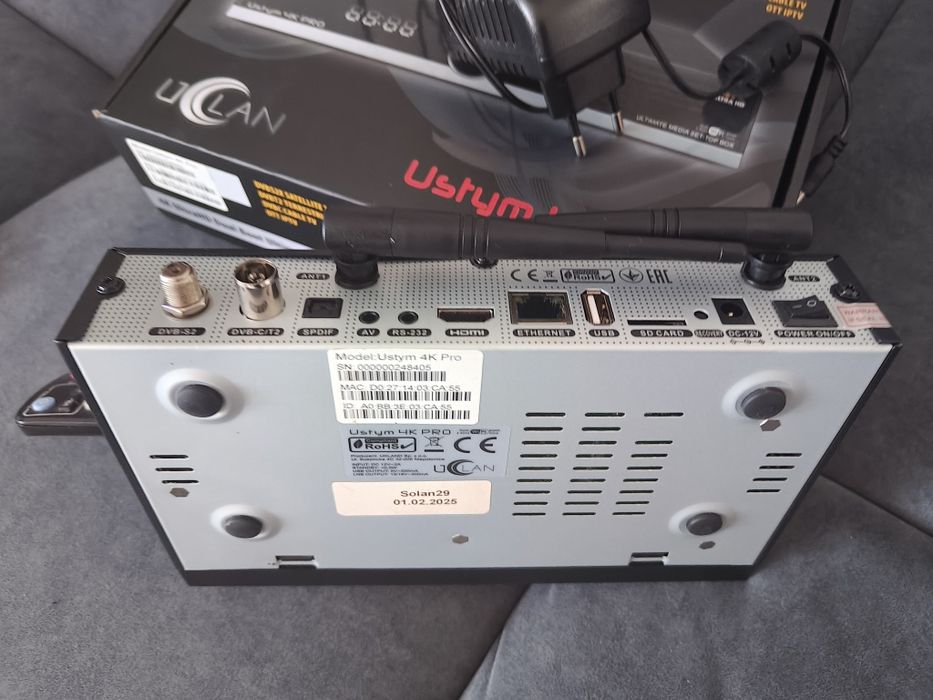 Ustym 4K Pro dekoder programy