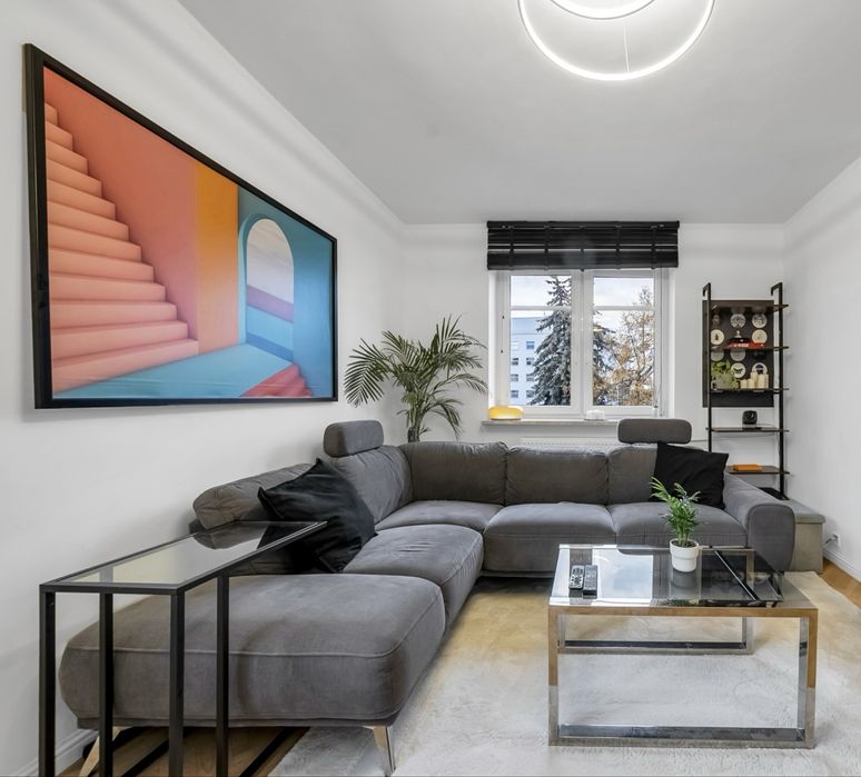 piekny szary naroznik