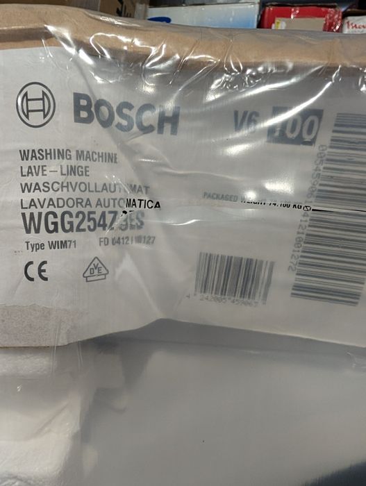 Máquina de Lavar Roupa Bosch - 10kg - 1400 Rpm - Nova c/garantia