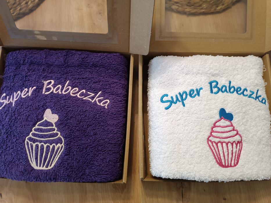 Ręcznik z haftem prezent urodziny dzień mamy dzień kobiet