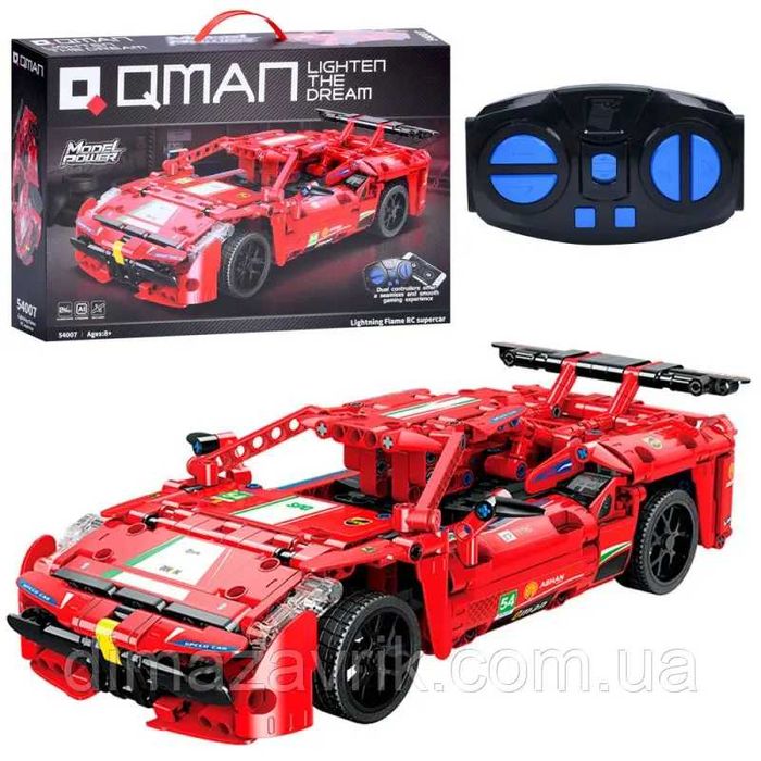 Конструктор Qman 54007 Феррарі  Ferrari на пульті керування 571 деталь