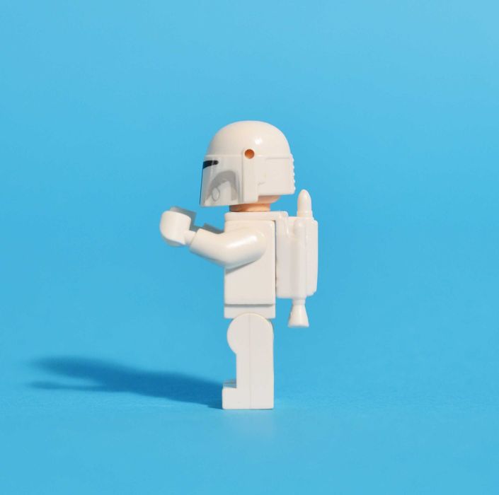 Boba Fett White -Figurka LEGO Star Wars -  sw0631