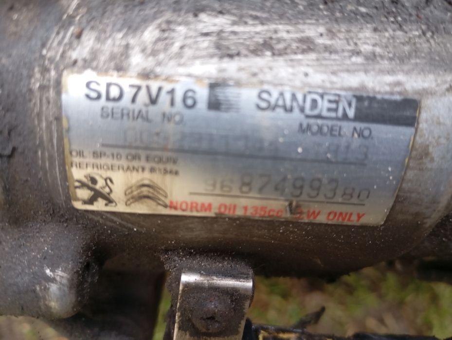 Sprężarka klimatyzacji scudo Expert Jumpy euro 5 SD7VFG