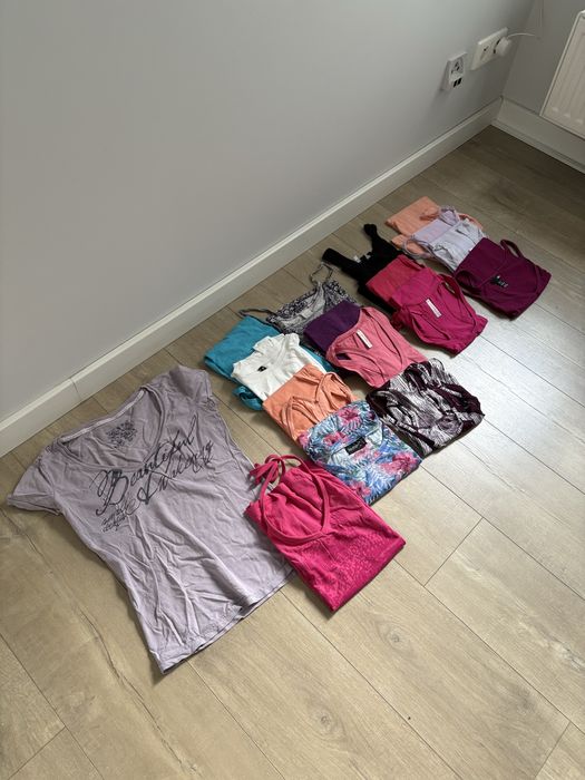 Bluzki na ramiączkach spodnie dresowe zestaw S/M