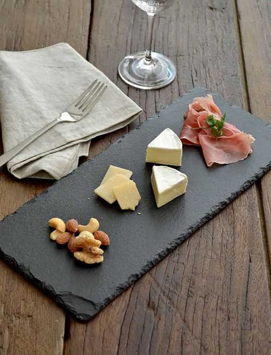 Pratos em ardósia - pedra