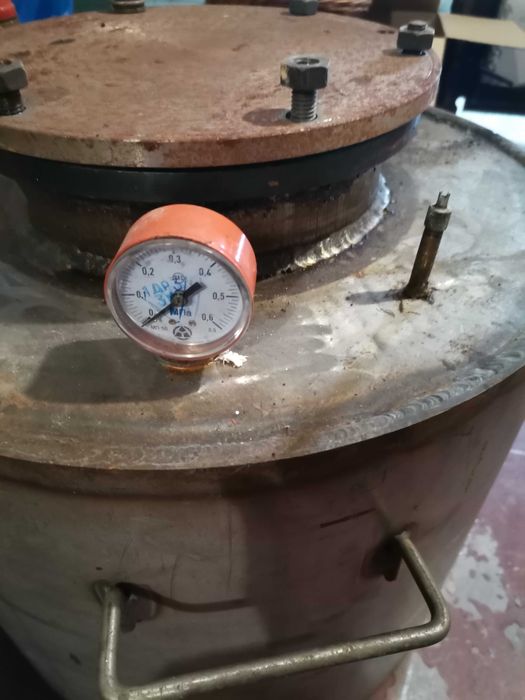 Автоклав з нержавіючої  сталі 5мм під газ 36 банок 0.5л