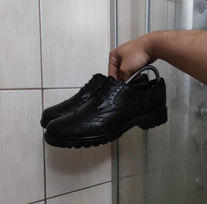 buty damskie 38 mokasyny półbuty lady wiązane czarne półbuty szpilki s