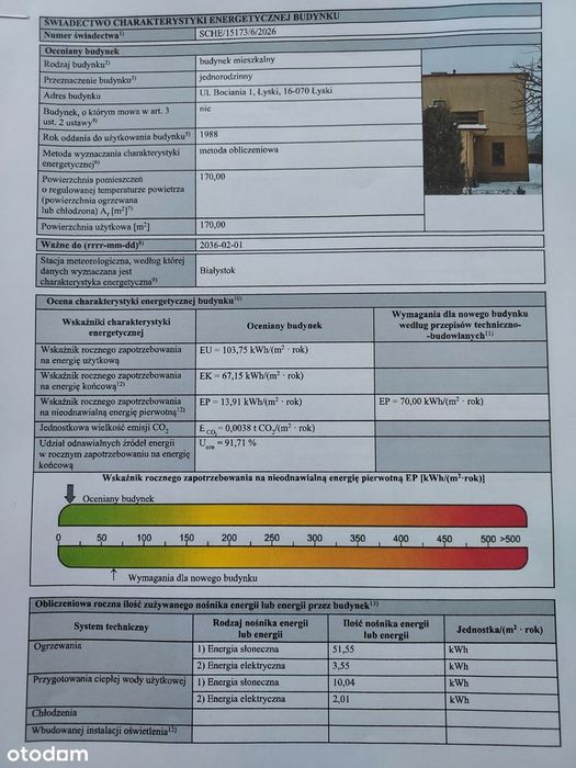 Energooszczędny dom 14 kwh/m2/rok z klimatyzacją 4szt i pompą ciepła - Widok 4