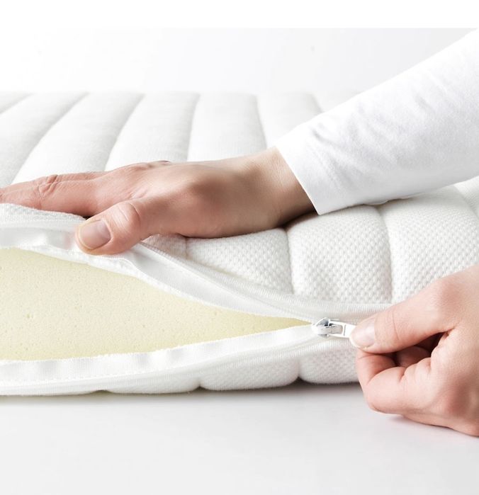 Sobrecolchão, branco160x200 cm