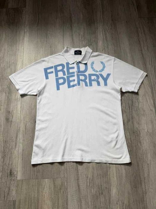 Fred Perry polo koszulka L casual logo retro vintage
