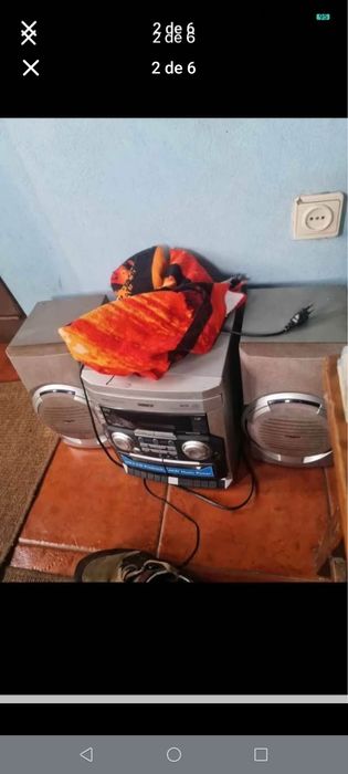 Rádio Philips sem comando