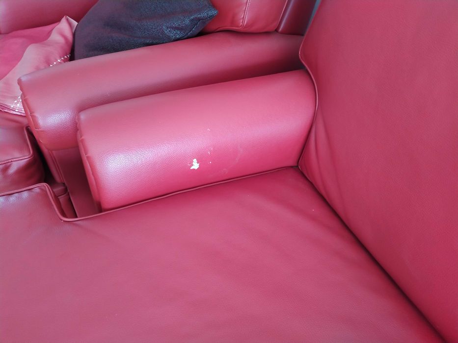 Sofás em pele sintética