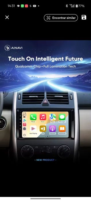 Auto rádio Ainavi tela 9 , Mercedes Benz b200